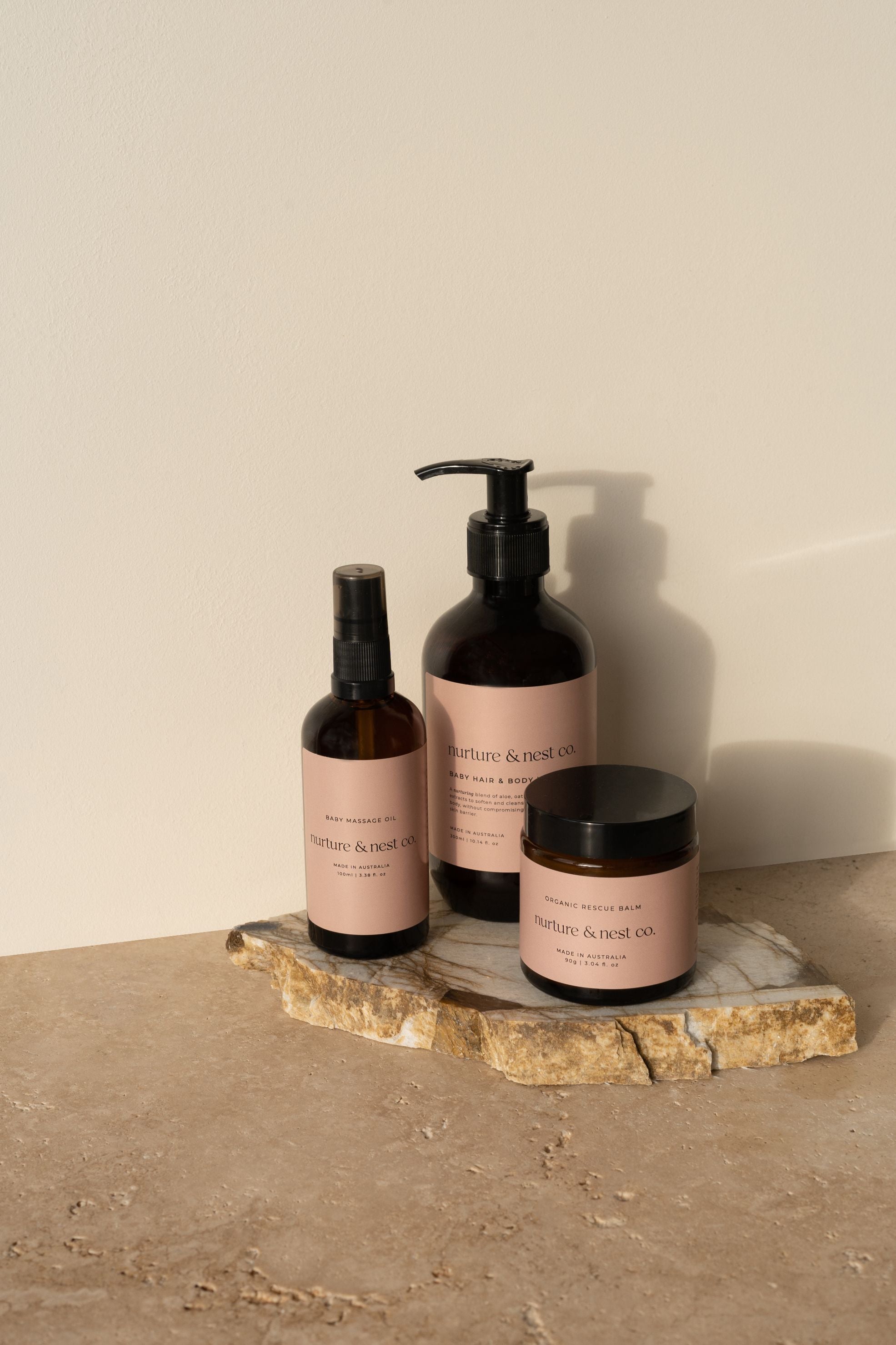 Natural Baby Skincare Trio