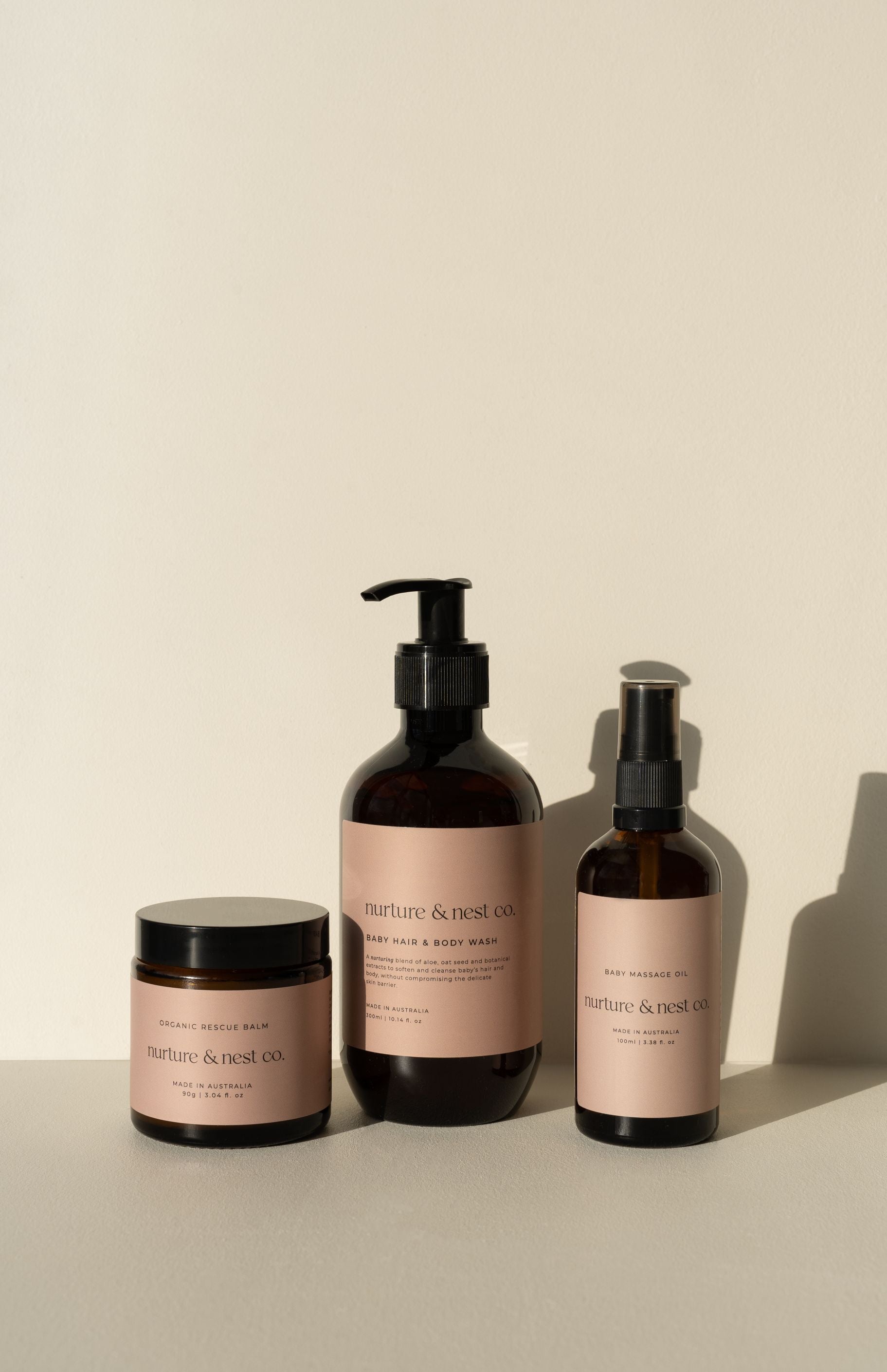 Natural Baby Skincare Trio