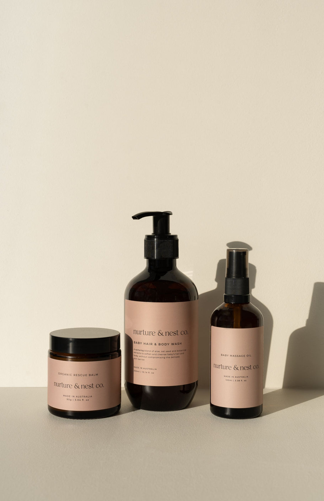 Natural Baby Skincare Trio