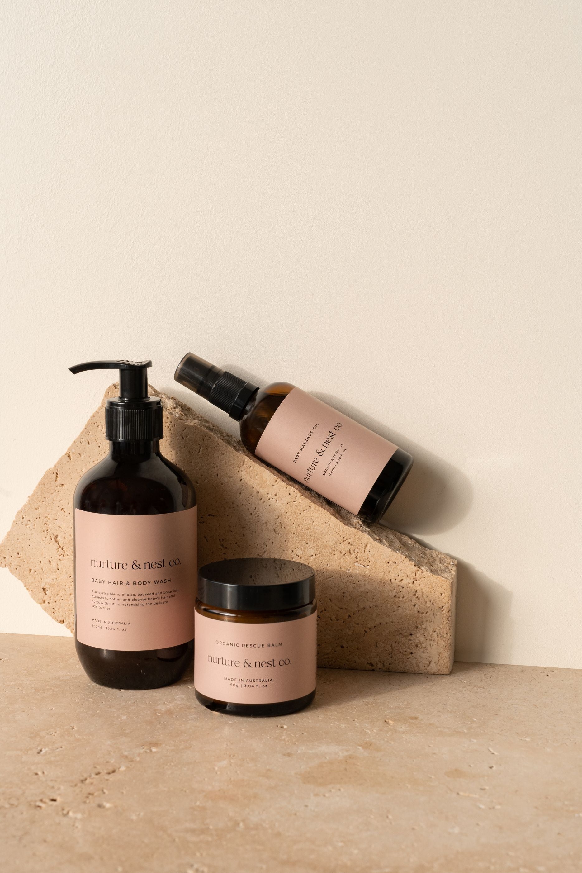 Natural Baby Skincare Trio